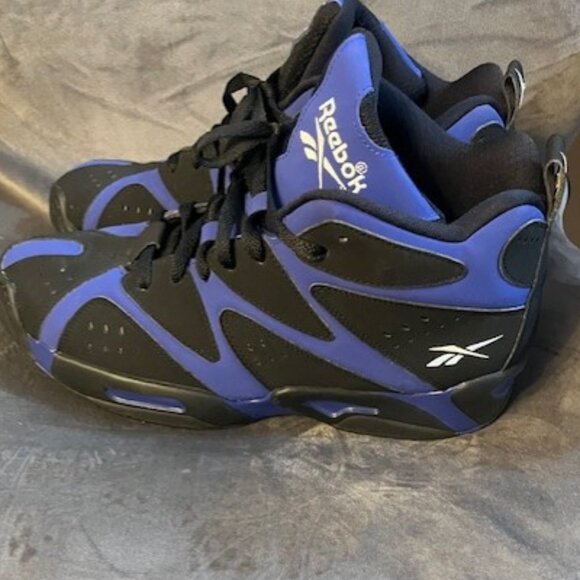 Reebok Kamikaze 1 Mid Blue Print Size 11 - Picture 1 of 4